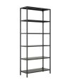 Estantería Metálica Titania Negro 80x185cm |SAYEZ|