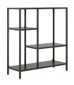 Estantería Metálica Titania Negro 90x100cm |SAYEZ|