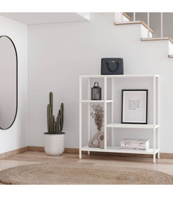 Estantería Metálica Titania Crema 90x100cm |SAYEZ|