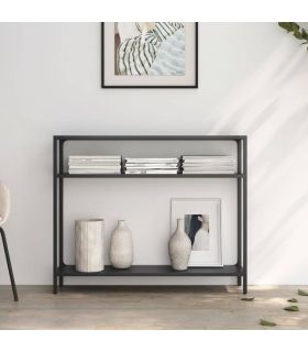 Estantería Recibidor Titania Negro 110x90cm |SAYEZ|