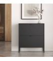 Zapatero 2 Puertas Titania Negro |SAYEZ|