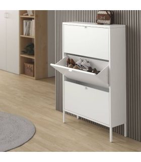 Zapatero 3 Puertas Titania Crema |SAYEZ|