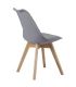 Pack 4 Sillas de Comedor Malmo Gris |SAYEZ|