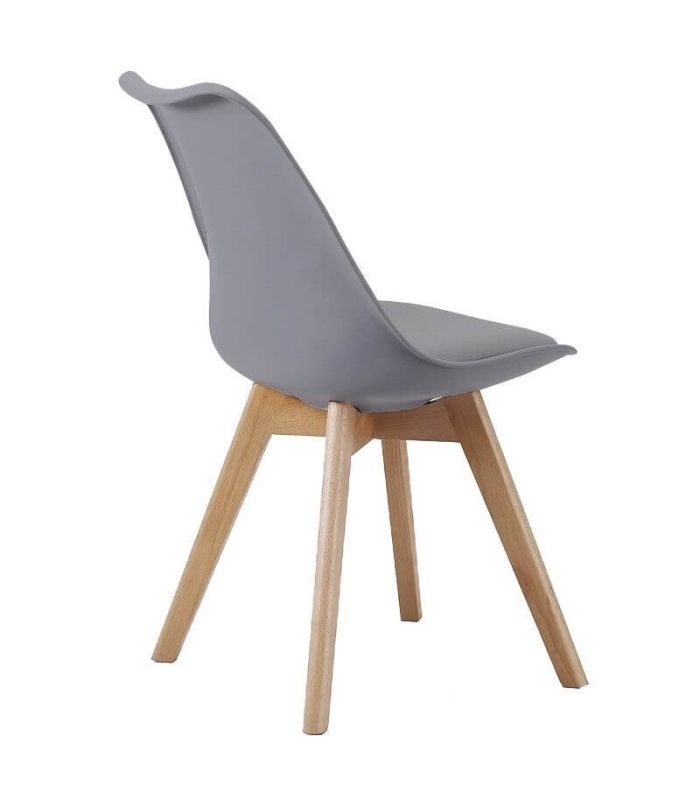 Pack 4 Sillas de Comedor Malmo Gris |SAYEZ|