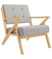 Sillón fijo Sakura Light 67cm Ceniza |SAYEZ|