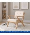 Sillón fijo Sakura Light 67cm Ceniza |SAYEZ|