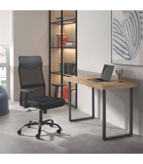 Silla Oficina Ergonómica Meka Negra 68cm en ambiente|SAYEZ|