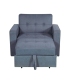 Sillón Cama 1 Plaza Izan Gris 110cm |SAYEZ|