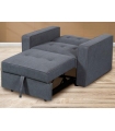 Sillón Cama 1 Plaza Izan Gris 110cm, en ambiente|SAYEZ|