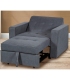 Sofá Cama 1 Plaza Izan Gris 110cm