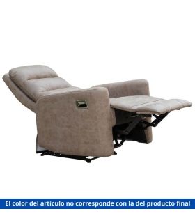 Sillón Relax Manual Cancún Cemento 78cm |SAYEZ|