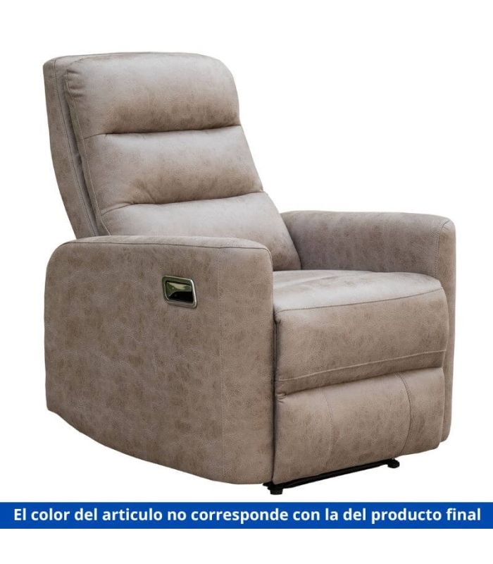 Sillón Relax Manual Cancún Cemento 78cm |SAYEZ|