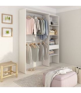 Armario Vestidor Plus Blanco 163cm en ambiente|SAYEZ|