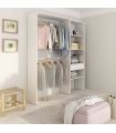 Armario Vestidor Plus Blanco 163cm en ambiente|SAYEZ|