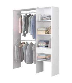 Armario Vestidor Plus Blanco 163cm |SAYEZ|