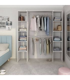 Armario Vestidor Plus Doble 180cm, en ambiente |SAYEZ|