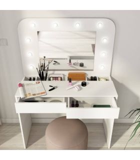 Tocador Hollywood Blanco 100cm, en ambiente |SAYEZ|