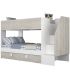 Litera con Cama Nido Easy Cascina y Blanco 90x190cm|SAYEZ|