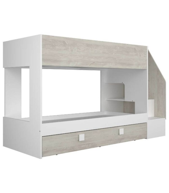 Litera con Cama Nido Easy Cascina y Blanco 90x190cm|SAYEZ|