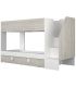 Litera con Cama Nido Easy Cascina y Blanco 90x190cm|SAYEZ|