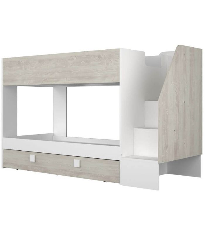 Litera con Cama Nido Easy Cascina y Blanco 90x190cm|SAYEZ|