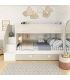 Litera con Cama Nido Easy Cascina y Blanco 90x190cm, en ambiente |SAYEZ|