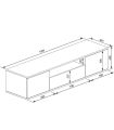 Mueble de Salón Cosmit 150cm, módulo inferior, medidas |SAYEZ|