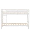 Litera de Madera Pino Olivia Blanca 90x190cm |SAYEZ|