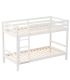 Litera de Madera Pino Olivia Blanca 90x190cm|SAYEZ|