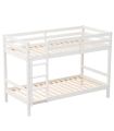 Litera de Madera Pino Olivia Blanca 90x190cm|SAYEZ|