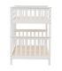 Litera de Madera Pino Camila Blanca 90x190cm |SAYEZ|