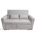 Sofá Cama Ciro Gris 146cm, Medidas |SAYEZ|