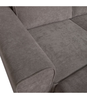 Piso Completo MEDITERRANEO con Sofá Cama Chaiselongue Nepal, Sofá Cama Chaiselongue Nepal Gris Reversible, detalle |SAYEZ|