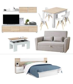 Piso Completo MEDITERRANEO con Sofá Cama Ciro |SAYEZ|