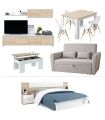 Piso Completo MEDITERRANEO con Sofá Cama Ciro |SAYEZ|