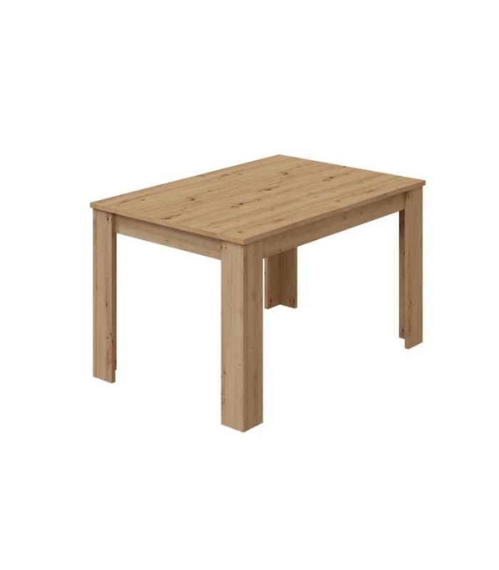 Piso completo Nodi con Sofá Cama Ciro, Mesa comedor extensible Kendra Roble Nodi de 140 cm extensible a 190 |SAYEZ|