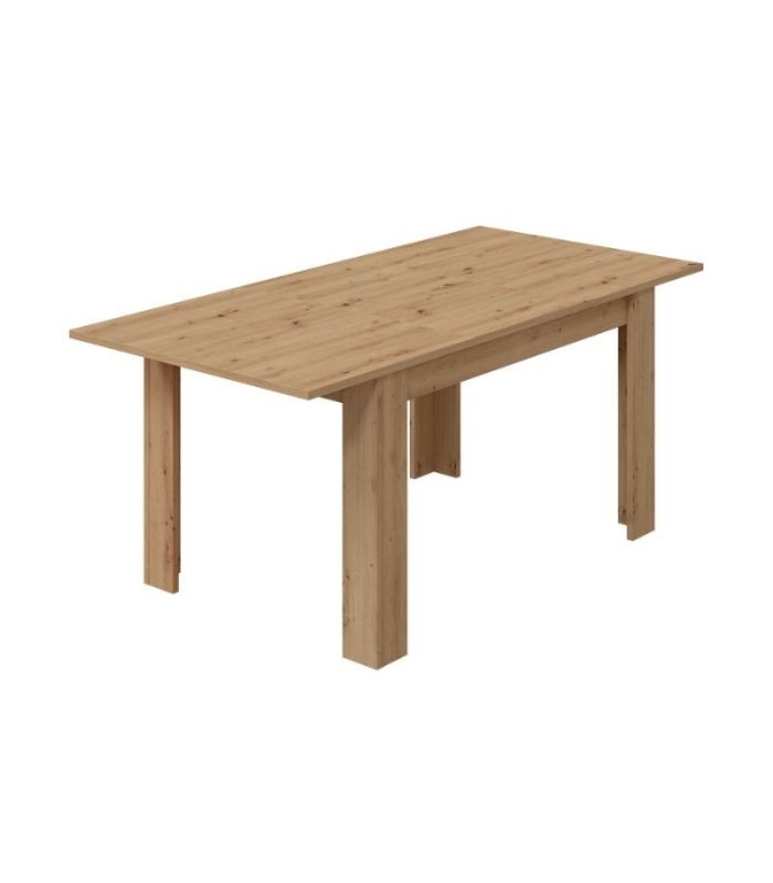 Piso completo Nodi con Sofá Cama Ciro, Mesa comedor extensible Kendra Roble Nodi de 140 cm extensible a 190 |SAYEZ|