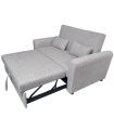Piso Completo Nodi con Sofá Cama Ciro, Sofá cama Ciro 146cm, estirado |SAYEZ|