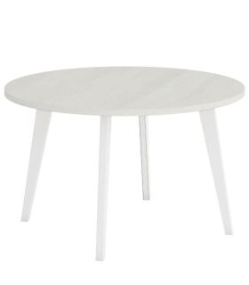 Mesa Redonda 100 cm Palermo Polar y Blanco |SAYEZ|