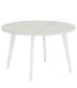 Mesa Redonda 110 cm Palermo Polar y Blanco |SAYEZ|