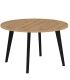 Mesa Redonda 110 cm Palermo Artisán y Negro |SAYEZ|