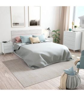 Piso Completo Sweet con Sofá Cama Unai, Cabezal con mesitas de tres cajones Sweet |SAYEZ|