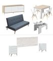 Piso Completo Sweet con Sofá Cama Unai |SAYEZ|