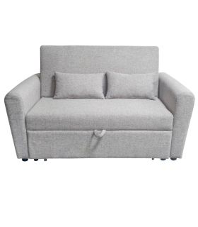 Piso Completo Sweet con Sofá Cama Ciro, Sofá Cama Ciro Gris|SAYEZ|