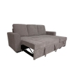 Piso Completo Sweet con Sofá Cama Chaiselongue Nepal, Sofá Cama Chaiselongue Reversible Nepal Gris |SAYEZ|