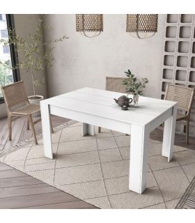 Piso completo Kikua con sofá cama Unai, Mesa de comedor extensible Bass |SAYEZ|