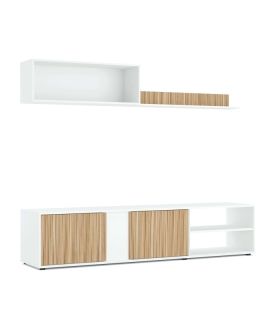 Piso completo Ethna con Sofá Cama Unai, mueble Salon Ecco|SAYEZ|