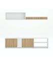 Piso completo Ethna con Sofá Cama Ciro, mueble Salon Ecco|SAYEZ|