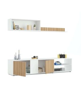 Piso completo Ethna con Sofá Cama Ciro, mueble Salon Ecco|SAYEZ|