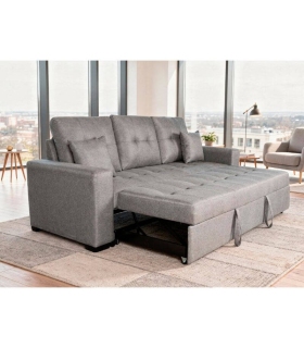 Sofá Cama Senra 3 Plazas Gris 210 cm |SAYEZ|